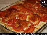 Tian de tomates et pommes de terre – 65 kcal