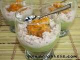 Verrine d’avocat, thon et carotte – 111kcal (au 100g)