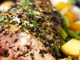 Agneau printanier aux herbes fraiches