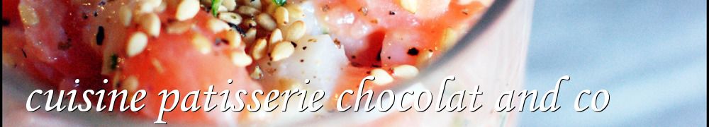 Recettes de cuisine patisserie chocolat and co