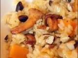 Risotto d’automne (potimarron, girolles et noisettes)