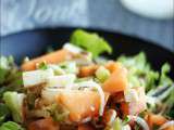 Salade melon concombre