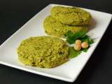 Galettes de pois chiches au persil