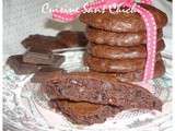 Cookies moelleux tout chocolat