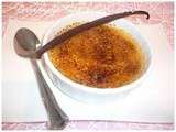 Crème brûlée à la vanille Bourbon