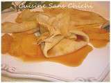 Crêpes sauce suzette