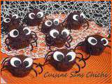 Spéciale Haloween. Muffin, invasion d'horribles araignées