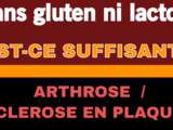 Régime sans gluten et sans lactose – est-ce suffisant ? Témoignages : Arthrose & Sclérose En Plaques