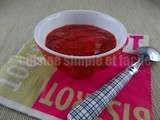 Compote fraise rhubarbe