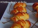 Mini croissants aux amandes