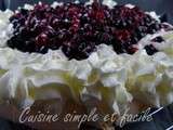 Pavlova aux fruits rouges