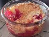 Crumble à la framboise