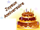 Anniversaire blog