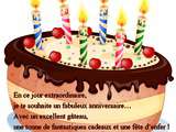 Anniversaire blogueuse