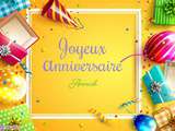 Anniversaire blogueuse