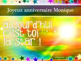 Anniversaire de Monique