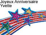 Anniversaire de Yvette