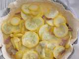 Quiche courgettes