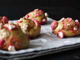 Chouquettes aux pralines roses