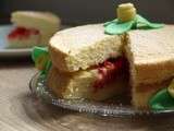 Gâteau fraise & citron pour la fête des mères