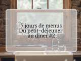 7 jours de menus organisation de repas pour être en forme #2