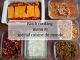 Batch Cooking Menu #1 spécial Mexique