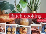 Batch cooking spécial goûter pour la rentrée