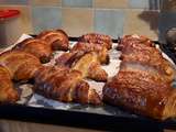 Croissant au chocolat et pains au chocolat