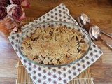 Crumble banane chocolat