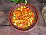 Tajine de crevettes et calamars à la marocaine