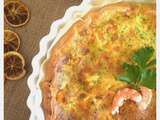 Tarte de crevettes au curry