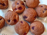 Muffins noix de coco et framboise