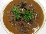 Emincé de boeuf Stroganov