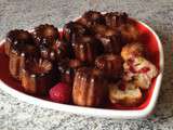 Cannelés aux framboises