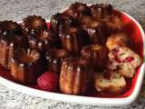 Cannelés aux framboises