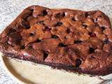 Fondant aux 2 chocolats et fruits rouges