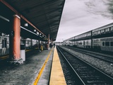 Selective Color Photography of Train Railways