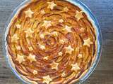 Tarte aux pommes étoilée