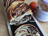 Babka chocolat, confiture de Clémentines - En partenariat avec Muroise et Compagnie