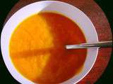 Soupe de carottes au cumin