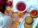 Confiture d’oranges sanguines à l’eau de rose