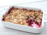 Crumble d’amandes aux cerises