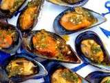 Moules farcies au barbecue