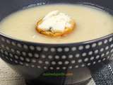 Soupe de céleri rave au gorgonzola