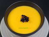 Soupe de courge et carotte jaune au gingembre