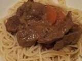 Boeuf bourguignon au lait de coco curry et paprika