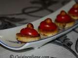 Boudin blanc aux amandes, noisettes et tomates