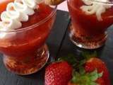 Compote express de fraises-rhubarbe au micro onde