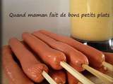 Corn dog (Brochette de knackis en beignets)