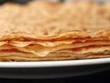 Crêpes moelleuses au lait d'amande avec et sans Thermomix